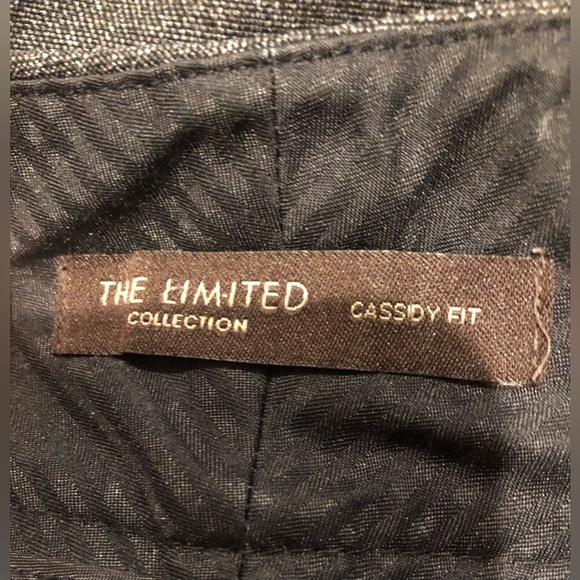 Women’s The Limited Collection Wide Leg With Flare Ankle Gray Trousers Size 14 - Picture 7 of 12